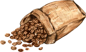 Coffee Sack Illustration