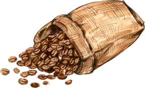 Coffee Sack Illustration